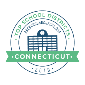 bc top school districts, 2019 - connecticut - badge bc top school districts, 2019 - connecticut - badge