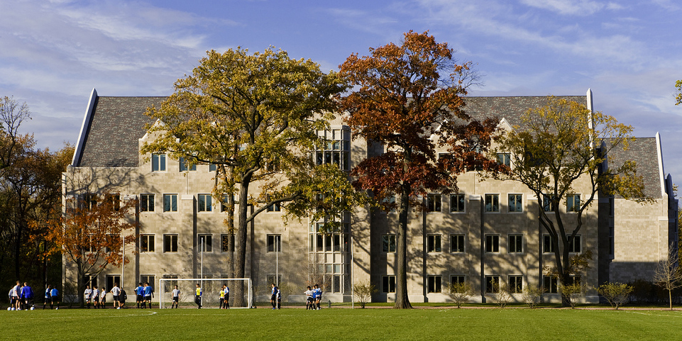 Dominican_University,_River_Forest_IL,_Parmer_Hall,_Soccer_Field