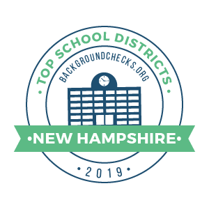 bc top school districts, 2019 - new hampshire - badge