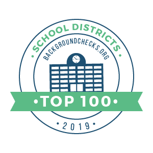 top school districts badge